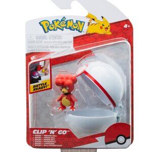 NEW Pokemon Clip N Go Magby and Premier Ball
